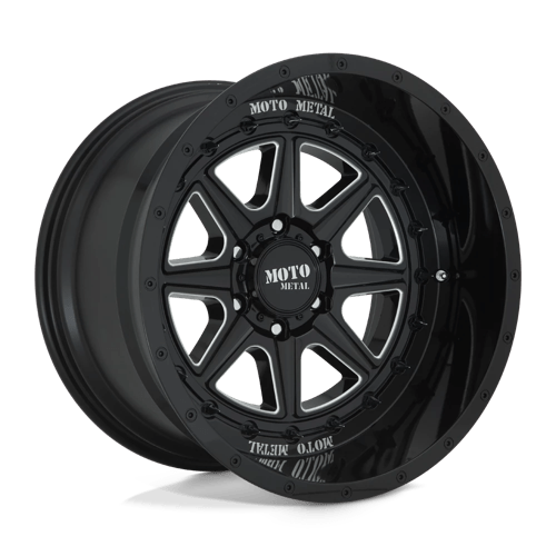 Moto Metal MO80121050318N MO801 20X10 5X5.0 G-BLK MILL -18MM - Truck Part Superstore