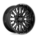 Moto Metal MO80222080318N MO802 22X10 8X6.5 G-BLK MILL -18MM - Truck Part Superstore