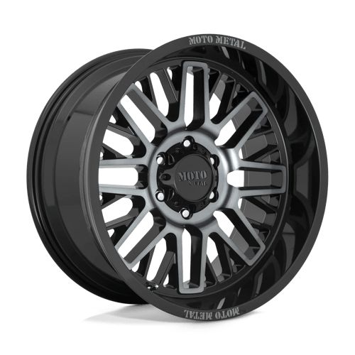 Moto Metal MO80221068418N MO802 20X10 6X5.5 G-BLK MCH GTCC -18MM - Truck Part Superstore