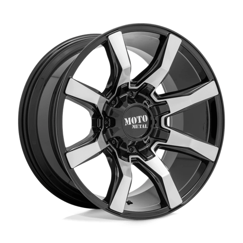 Moto Metal MO80429088518 MO804 20X9 8X180 G-BLK MACH 18MM - Truck Part Superstore