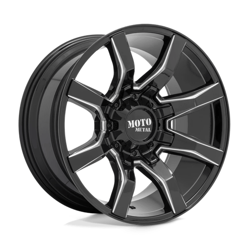 Moto Metal MO80429087918 MO804 20X9 8X170 G-BLK MILL 18MM - Truck Part Superstore
