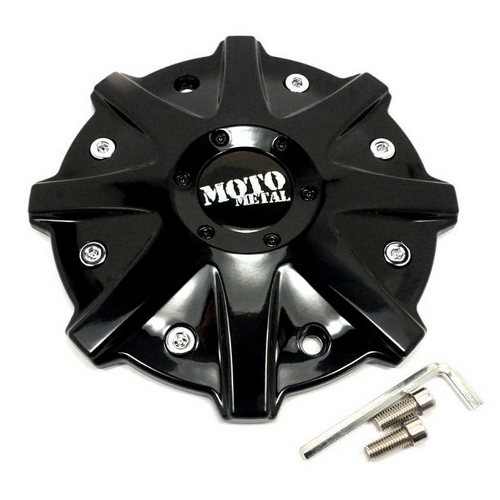 Moto Metal MO825L214GB MO970 CAP G-BLK FOR 17X8/20X9 ET40/45/50 - Truck Part Superstore