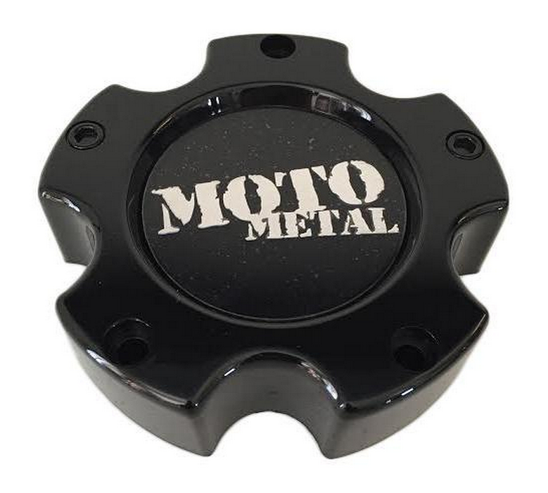 Moto Metal MO909B5127B MTO CAP GLOSS BLACK 5 LUG - Truck Part Superstore
