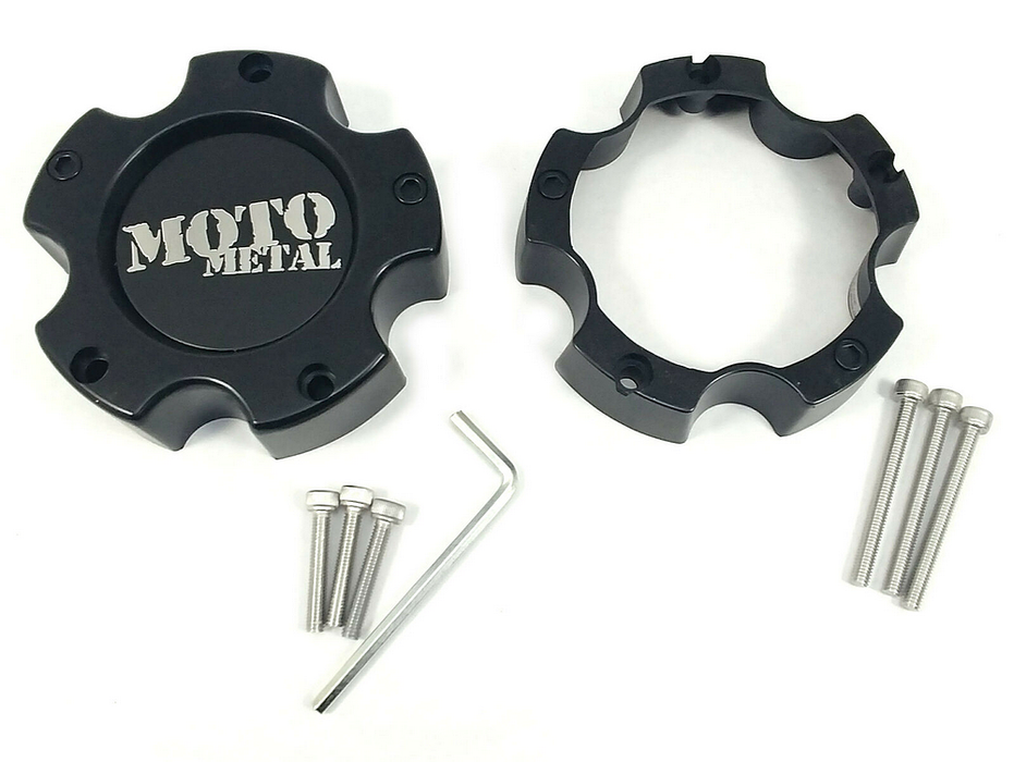 Moto Metal MO909B5127S3 MTO CAP SATIN BLACK SMALL 5 LUG - Truck Part Superstore