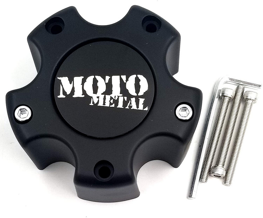 Moto Metal MO909B5127YB MOTO METAL CAP  MATTE BLACK 5 LUG - Truck Part Superstore