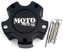 Moto Metal MO909B5127YB MOTO METAL CAP  MATTE BLACK 5 LUG - Truck Part Superstore