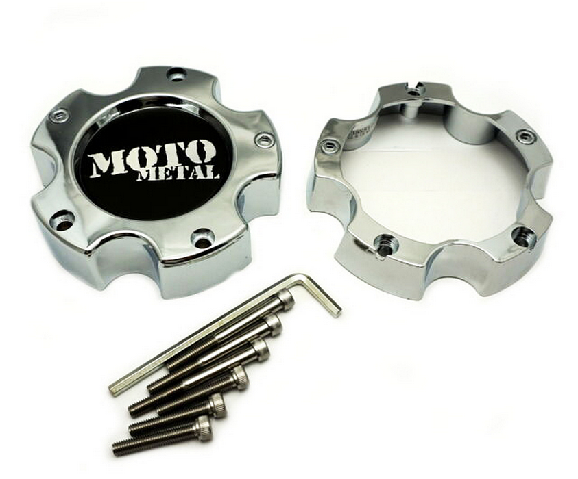 Moto Metal MO909B5127 MOTO METAL CAP SMALL 5 LUG CHROME - Truck Part Superstore