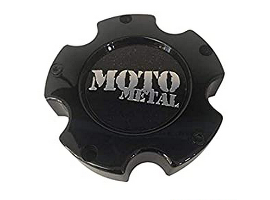 Moto Metal MO909B5139B MOTO METAL GLOSS BLACK CAP LARGE 5 LUG - Truck Part Superstore
