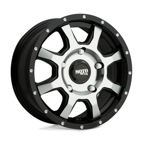 Moto Metal MO97078036350 MO970 17X8 5X130 G-BLK MACH 50MM - Truck Part Superstore