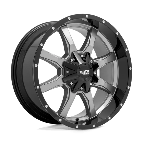 Moto Metal MO97029067400 MO970 20X9 6X135/5.5 G-GRY BLK LP 00MM - Truck Part Superstore