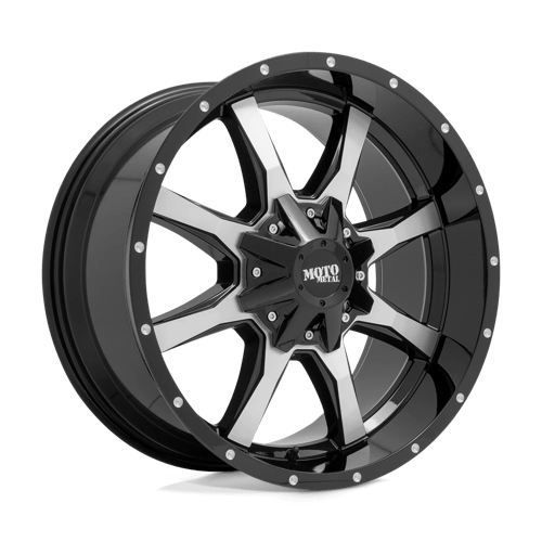 Moto Metal MO97078086300 MO970 17X8 5X5.5/150 G-BLK MACH 00MM - Truck Part Superstore