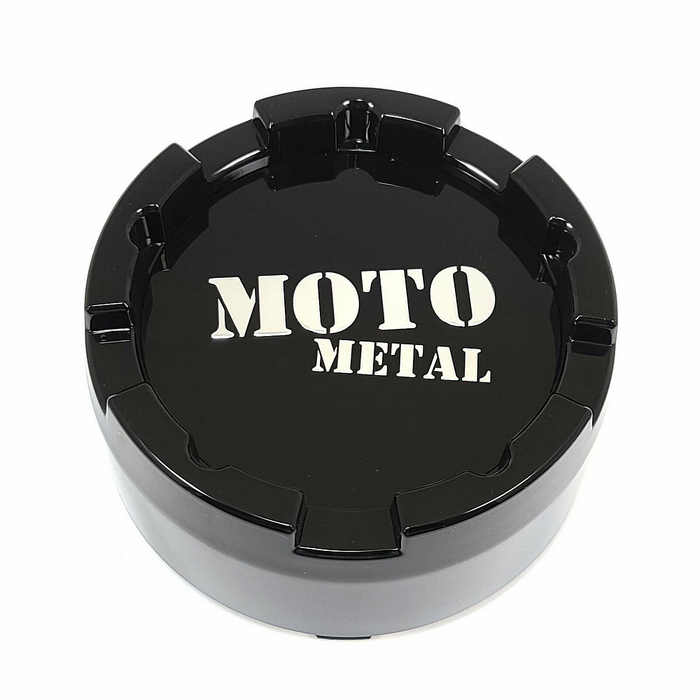 Moto Metal MO983CAPB3-GB MO983 CAP SNAP IN 8 LUG - GLOSS BLACK - Truck Part Superstore
