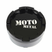 Moto Metal MO983CAPB3-GB MO983 CAP SNAP IN 8 LUG - GLOSS BLACK - Truck Part Superstore