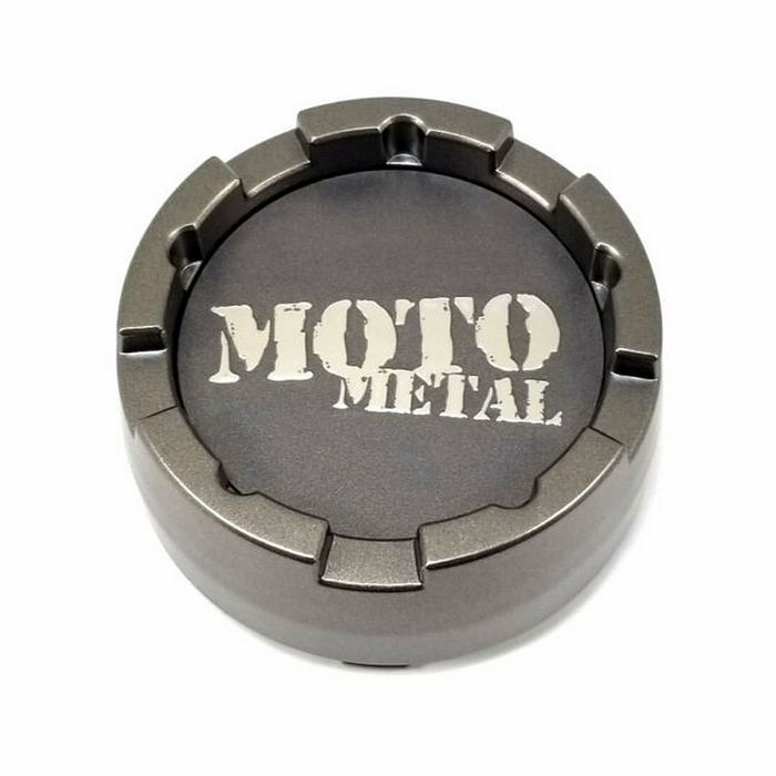 Moto Metal MO983CAPB3-SG MO983 CAP SNAP IN 8 LUG - SATIN GRAY - Truck Part Superstore