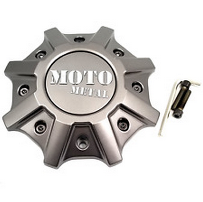Moto Metal MO984CAPAP-MG MO984 CAP ALL PCD POSITIVE ET - M-GRAY - Truck Part Superstore