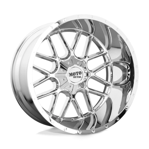 Moto Metal MO98622280244N MO986 22X12 8X6.5 CHROME -44MM - Truck Part Superstore