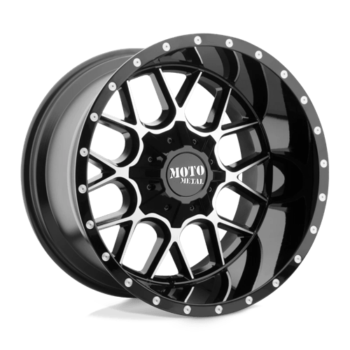 Moto Metal MO98629067318 MO986 20X9 6X135/5.5 G-BLK MACH 18MM - Truck Part Superstore