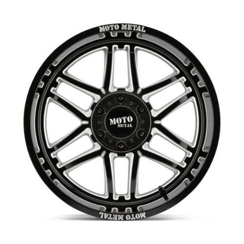 Moto Metal MO99222068318N MO992 22X10 6X5.5 G-BLK MILL -18MM - Truck Part Superstore
