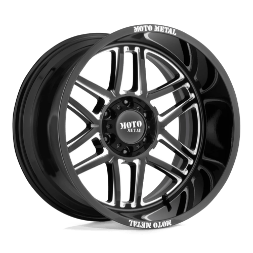 Moto Metal MO99221085318N MO992 20X10 5X5.5 G-BLK MILL -18MM - Truck Part Superstore