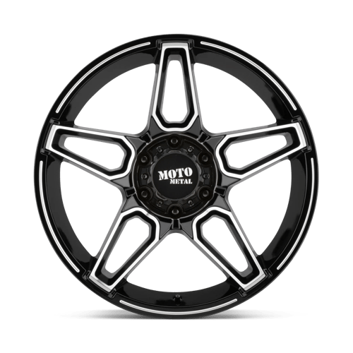 Moto Metal MO99421268344N MO994 20X12 6X5.5 G-BLK MACH -44MM - Truck Part Superstore