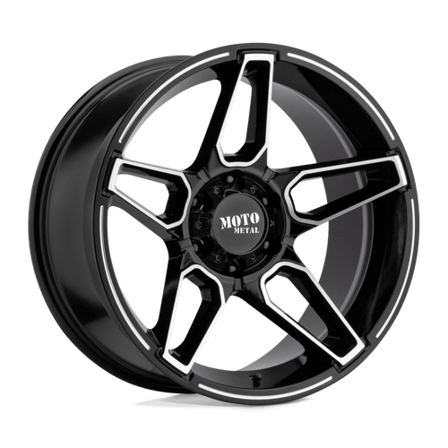 Moto Metal MO99421287344N MO994 20X12 8X170 G-BLK MACH -44MM - Truck Part Superstore