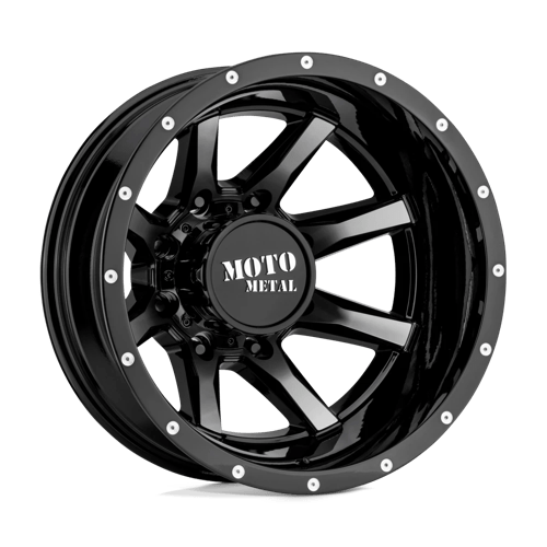 Moto Metal MO995765893140N MO995 17X6.5 8X210 G-BLK MACH -140MM - Truck Part Superstore