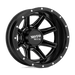 Moto Metal MO995765897140N MO995 17X6.5 8X210 S-BLK MILL -140MM - Truck Part Superstore
