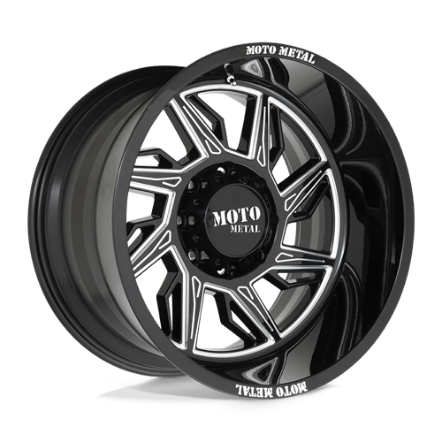 Moto Metal MO99721080318NR MO997 20X10 8X6.5 G-BLK MILL -18MM - Truck Part Superstore