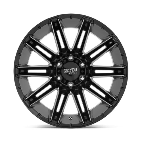 Moto Metal MO99829080300 MO998 20X9 8X6.5 G-BLK MILL 00MM - Truck Part Superstore