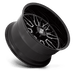 Moto Metal MO809BD22100018N MO809 22X10 BLANK G-BLK-MACH -18MM (108-140) - Truck Part Superstore