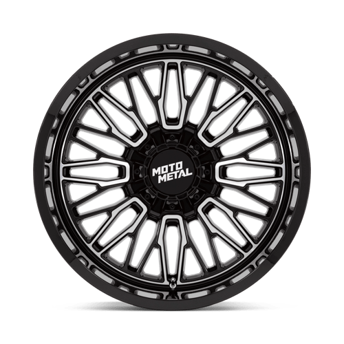 Moto Metal MO809BD20103518N MO809 20X10 5X5.0/5.5 G-BLK-MACH -18MM - Truck Part Superstore