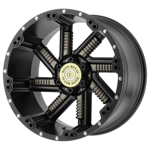 Moto Metal MO97921267744N MO979 20X12 6X135/5.5 S-BLK GMTL-INS -44MM - Truck Part Superstore