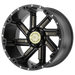 Moto Metal MO97921267744N MO979 20X12 6X135/5.5 S-BLK GMTL-INS -44MM - Truck Part Superstore