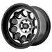 Moto Metal MO99079087512N MO990 17X9 8X170 G-BLK MACH -12MM - Truck Part Superstore