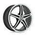 Motegi MR10788056342 MR107 18X8 5X112 G-BLK MACH 42MM - Truck Part Superstore