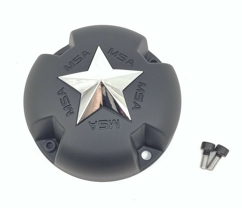 MSA Offroad Wheels MSA-CAP-G MSA STAR CAP - BOLTON CHR STAR - GRAY - Truck Part Superstore