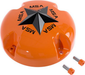 MSA Offroad Wheels MSA-CAP-O MSA STAR CAP - BOLTON BLACK STAR ORANGE - Truck Part Superstore