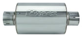 Pypes Performance Exhaust MVR2010S M-80 Series Muffler 2.5 in Round 6 in Width Hardware Not Incl Polished 304 Stainless Steel Pypes Exhaust - Truck Part Superstore