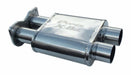 Pypes Performance Exhaust MVX10 X-Box Muffler 2.5 in Replaces Center Resonator w/X-Pipe Muffler Gasket/Hardware/Clamps Incl Polished 304 Stainless Steel Pypes Exhaust - Truck Part Superstore