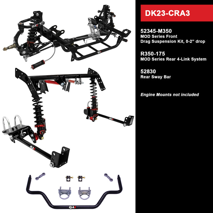 QA1 DK23-CRA3 Drag Kit Level 3, Mopar A-Body - Truck Part Superstore
