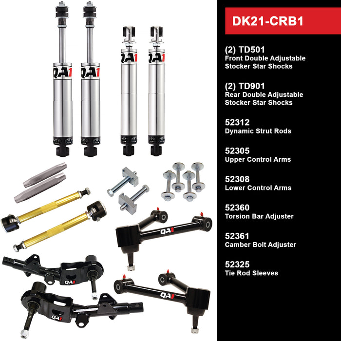 QA1 DK21-CRB1 62-65 Mopar B-Body, Torsion Bar - Truck Part Superstore
