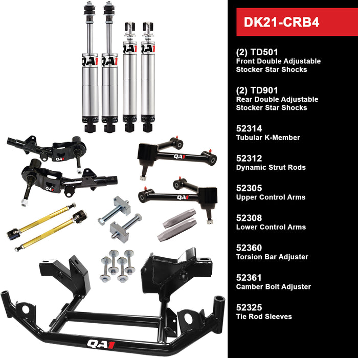 QA1 DK21-CRB4 71-72 Mopar B-Body, Torsion Bar - Truck Part Superstore
