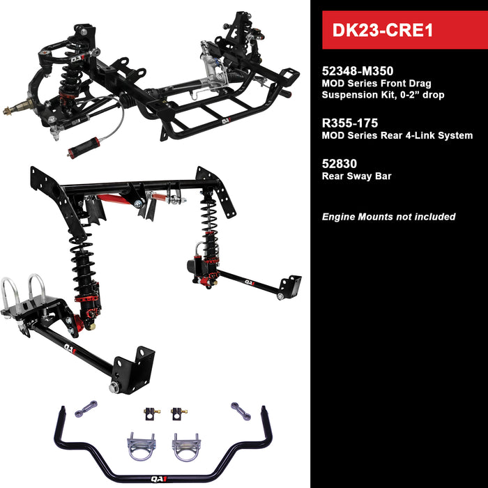 QA1 DK23-CRE1 Drag Kit Level 3, Mopar E-Body - Truck Part Superstore