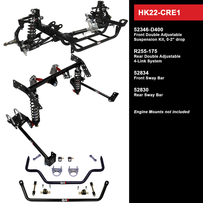 QA1 HK22-CRE1 Handling Kit Level 2, Mopar E-Body - Truck Part Superstore