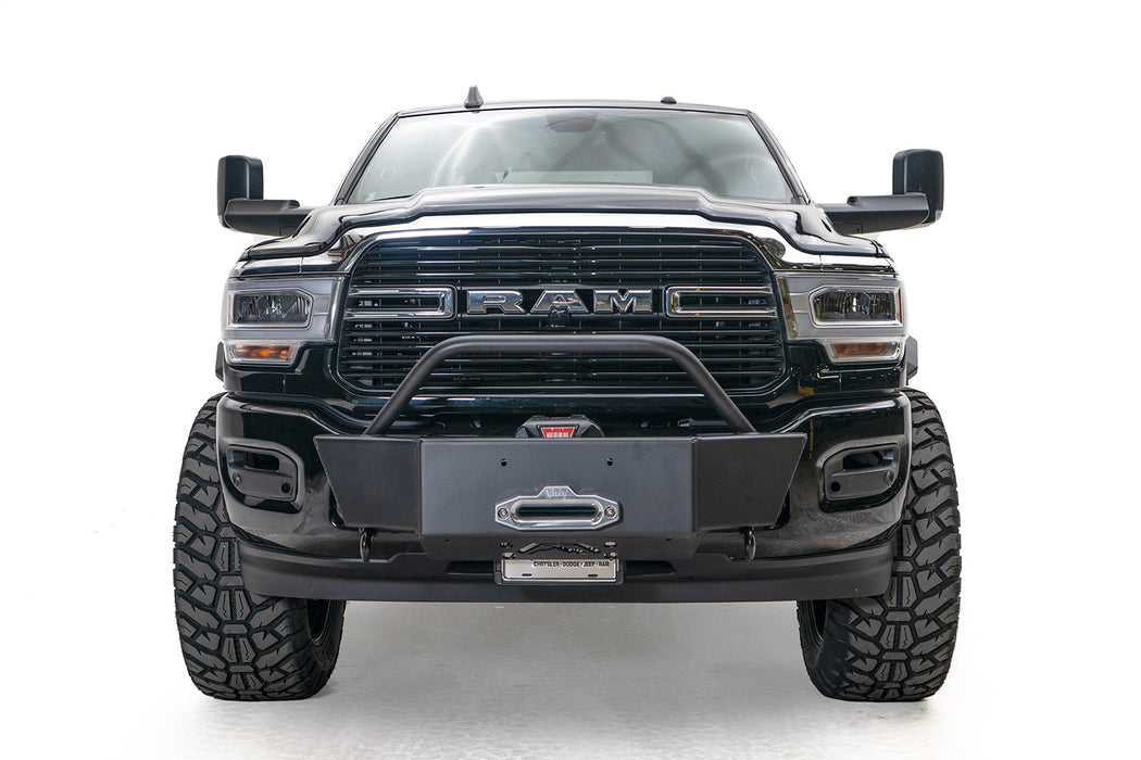 Fab Fours DR19-N4460-1 Large Frame Winch Mount; 2 Stage Matte Black Powder Coated; - Truck Part Superstore