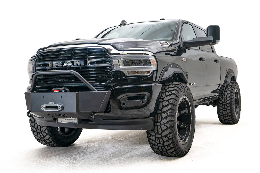 Fab Fours DR19-N4460-1 Large Frame Winch Mount; 2 Stage Matte Black Powder Coated; - Truck Part Superstore