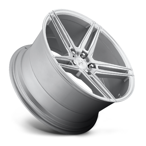 Niche 1PC M170188065+40 M170 18X8 5X4.5 GL-SLVR-MACH 40MM - Truck Part Superstore
