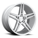 Niche 1PC M170188065+40 M170 18X8 5X4.5 GL-SLVR-MACH 40MM - Truck Part Superstore