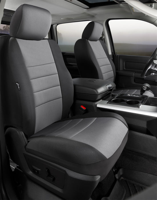 FIA NP99-76 GRAY Neo™ Neoprene Custom Fit Truck Seat Covers; Bucket Seats; - Truck Part Superstore
