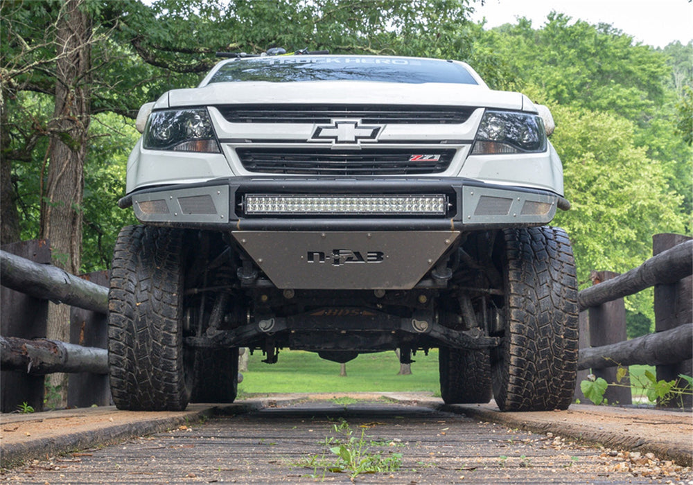 N-Fab G151MRDS-TX M-RDS PreRunner Front Bumper (1 Pc) w/Skid Plate-15-22 Colorado-TX Blk - Truck Part Superstore